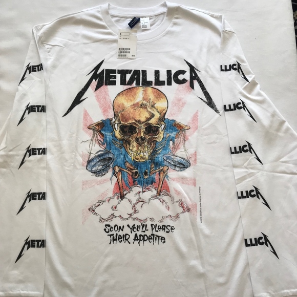 H&M Metallica Other - H&M METALLICA Long Sleeve T-shirt NEW M, L, XL